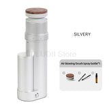 220V Electric Coffee Bean Grinder Home 100W Small Hand Drip Automatic Grinding Machine Quiet Grinding Aluminum Body CNC Cutter