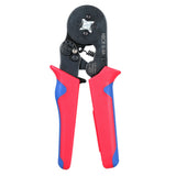 Alloy Steel Crimper with 1200pcs Terminal Connector for 0.25~10 mm² Wires, 23~7 AWG, 175mm Length, 377g Weight