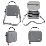 For DJI Osmo Mobile 7/7 Pro Carrying Case Travel Case with Secure Compartments Shockproof Splashproof Handheld Gimbal Accessory