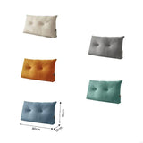 2025 New Oversized Reading Pillow With Storage Pocket Ventilated Ribbed Bed Backrest Pillow For Adults Rest