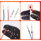 1642Pcs Automotive Connector Pins Kit, Car Electrical Male&Female Wire Pins,Non Insulated Wire Pin Connectors kit,Terminal Pin