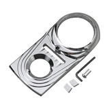 For Harley Davidson Dyna Softail Deluxe Fat Boy Heritage Springer Motorcycle Dashboard Insert Cover Trim,A
