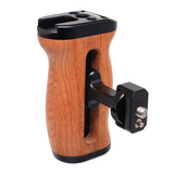 B27B Universal Wooden Side Handle For ARRI For Smallrig For Tilta Camera Cage Rig Extension Grip SLR Photo