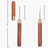 10pcs Wood Handle Tea Knife Needle Puerh Tea Brick Pick Professional Tool