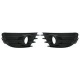 1 Pair Front Bumper Fog Light Grille Black Fog Lamp Cover Trim Replacement for Citroen C4 2004‑2008 Fog Light Frame Cover