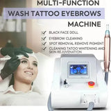 New Portable 1064nm 532nm 1320nm ND YAG Laser Spots Tattoo Removal Eyebrow Pigment Picosecond Black Doll Beauty Machine