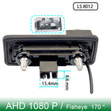 HD Golden-FishEye Backup Rear View Camera For Audi A1 Skoda Roomster Fabia Octavia A7 Yeti SuperB AHD 1080P 170° Trunk Handle