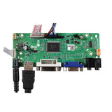 20pin Lvds Lcd Display Industrial Panel Pc Touch Multi Panel Touch Screen 12.3inch 1280x480 With Dvi Vga Driver Board