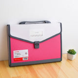 Portable A4 Expanding File Folder PP Multi-layer Paper Document Organizer 13 Grids Office School Supplies Organ File Holder