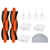 NEW ARRIVAL 20PCS Replacement Spare Parts for Robot Vacuum E10 E12 B112 Vacuum Accessories Main Side Brush Filter Mop Cloth