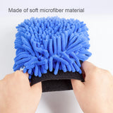 Car Cleaning Gloves Chenille Cleaning Cloth Towel Blue Yellow Orange Cleaning Tools  for Cleaning Washing Car Accessories