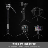 Mini Metal Tripod, Desktop Tripod With 1/4 Inch Screws, Suitable For Projectors And All Cameras