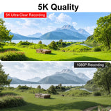 Pocket Camera 5K High-Definition Sport Camera with Image Stabilization for Outdoor Hiking Handheld Clip Cycling Action