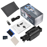 Ponbos R7 Rechargeable HD Digital Monocular Telescope 5X Zoom 300M Infrared Night Vision for Hunting Camping Recording Video