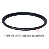 PRO TANLE Magnetic Filter Adapter Ring Kit 67mm 72mm 77mm 82mm Aluminum Alloy Magnet Ring Adapter for Filter and Lens Convert