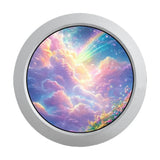 Round LCD 3.4inch 4inch Circular LCD Monitor With Black Silver aluminum alloy case