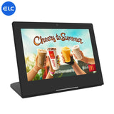 ELC WL1017T 10.1 Inch Android Desktop PC with L-Shape RK3128 RJ45 POE POS Wi-Fi 6.0 Android Tablet for Business Use