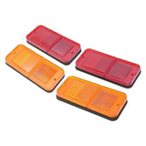Car Front Rear Side Marker Lights Set For GMC C/K Pickup Trucks 1968-1972- Part Numbers 0849522, 0849633