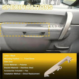 Front L+R Door Armrest Panel Repair Kit For Chevy Silverado GMC Sierra 1500 2500HD 3500HD 2010-2014 22818467 22818472