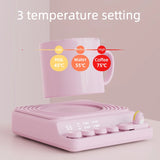 40W Coffee Mug Warmer Cup Heater Heating Pad Warming Coaster for Tea Water Milk 3 Temperature Adjustment Drink Food Heater