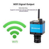 ANGELEYES Wireless WIFI Telescope Eyepiece Camera 4K UHD 16MP Color 1.25 Inch Astronomical Telescope Accessories with Antenna