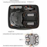 New Portable Carrying Case Shockproof Waterproof Storage Bag PU EVA Protective Handbag for DJI Neo 2 Accessories