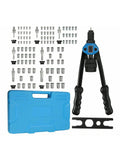 110PCS manual rivet nut set, two handed nut set, manual rivet tool set, DIY rivet nut M3 M4、M5、M6*20pcs M8、M10、M12*10pcs