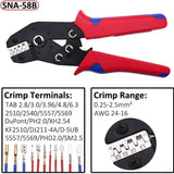 1642Pcs Connector Pins Kit,1/1.5/1.8/2.2/2.3/2.8/3.5mm Male&Female Wire Pins,Non Insulated Wire Terminal Pin Kit,Pin Crimp Plier