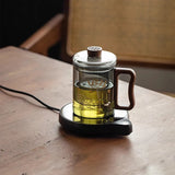 200W Cup Heater Mug Warmer 100°C Hot Tea Makers Warmer Coaster 5 Gear Cup Heaters Coffee Milk Tea Heating Pad 110V/220V