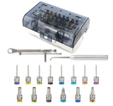 H Lab Universal Restoration Tools Kit Colorful Stainless Steel Implants Screwdriver Torque Wrench Ratchet 10-70NCM