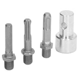Garden Drill Adapter Carbon Steel Easy To Install Auger Adapter  1 To 3 Stable Connection 2 Pits 2 Slots for Garden