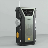 Hand Crank Radios, Emergency Radio NOAA AM/FM, Solar Crank Radio, SOS Alarm, 4000Mah Flashlight, Type-C Charging-A Durable
