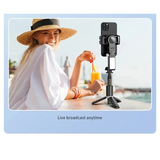GW-Balance Steady Shooting Wireless Selfie Stick Tripod Foldable Stand With Microphone For Gopro Action Cameras Smartphones