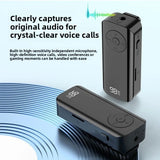 M06 new digital display Bluetooth 5.3 audio transmitter receiver lavalier computer TV projection car AUX call