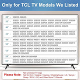 Accessories Non-slip TV Stand No Drilling with Screws TV stand legs Solid Support Strong Base Stand for TCL/Roku