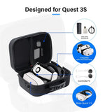 Shockproof VR Headset Storage Bag Portable Anti Scratch Protective Box Waterproof Large Capacity Carrying Case for Meta Quest 3S