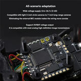 F722 Lite For FPV Freestyle Drone Flight Controller Onboard ELRS 2.4G Receiver 5V 2A BEC 20X20mm 26S LIPO