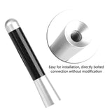 Universal Car Short Antenna 3 Inch(8CM) Carbon Fiber Pattern Aluminum Alloy Short Antenna Fits Automotive Tuning