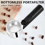 51mm Coffee Portafilter 3 Ears Bottomless Espresso Filter Handle Stainless Steel Coffee Machine Replacement Parts Cafe 2026 New