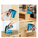 3.7V Electric Nail Gun Li-Ion Mini Brad Nailer Industrial Grade Cordless Staple Gun Brad Naile with USB Charger & Staple & Nails