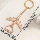 30pcs Airplane Bottle Openers with Keychain