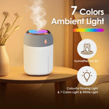 Air Humidifier Cool Mist Aroma Diffuser LED Night Light USB Humidificador For Home Office Essential Oil Diffuser Humidifier