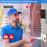 Password 4in1 Unlock HD Wifi Doorbell Video Intercom System For Home Doorphone Tuya Smart 1080P Touch Monitor Security Protect