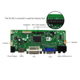 H-D DVI VGA LCD Controller Board For 16.7inch M167XGBN30-01A LCD Screen