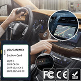 Upgraded KMV66 EZ1B Navigation SD Card Map for CX5(20242025), CX30/Model 3(2024), CX90(20232025) for USA/CAN/MEX