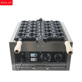 Electric Gourd Shaped Waffle Maker 1800W 10PCS Mini Gourd Shaped Bread Waffle Machine Non-Stick Coating Takoyaki Snak