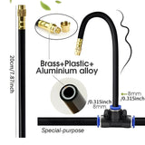 Garden Programmable Timer Misting Cooling System 360° Free-bend Misting Nozzle Adjustable Atomizer Sprayer Outdoor Watering Kits