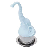10pcs Elephant Fine Mesh Tea Infusers for Loose Tea Strainers with Tray