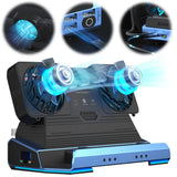 Docking Station Dual Cooling Fan Dock Station 4K@60Hz PD100W Gigabit Ethernet for Steam Deck OLED & ROG X & Legion Go