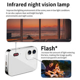 New 4K CCD HD Digital Camera 64MP Digital Flash Video Camera With Touch Screen16X Digital ZoomIR Night VisionCameraMP3